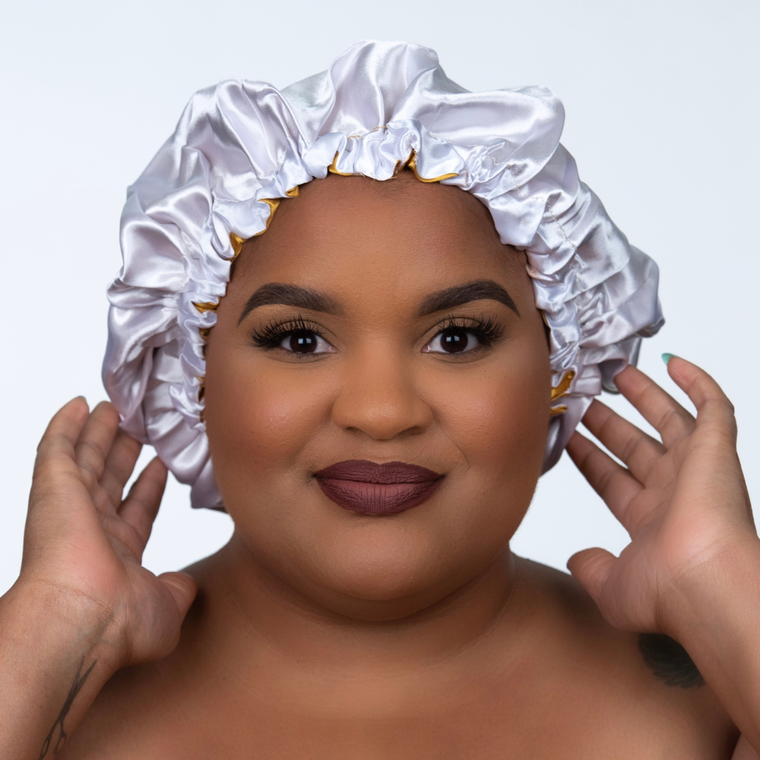 Luxe Reversible Silk-lined Bonnet – The Frontal Queen